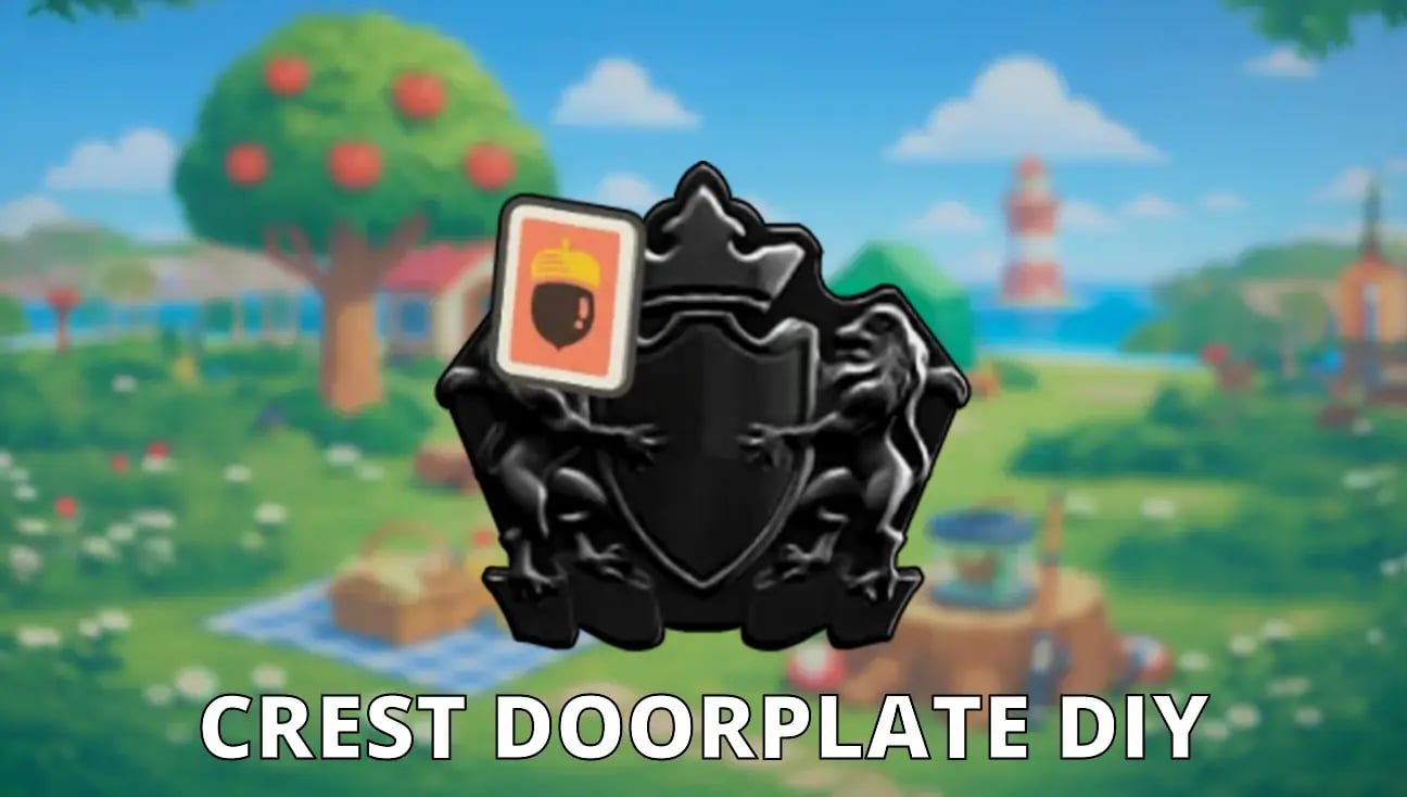Crest Doorplate DIY artwork