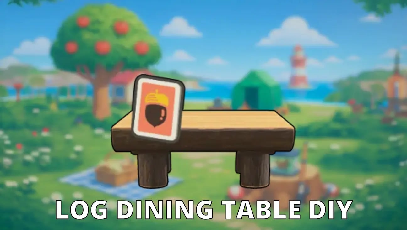 Log Dining Table DIY artwork