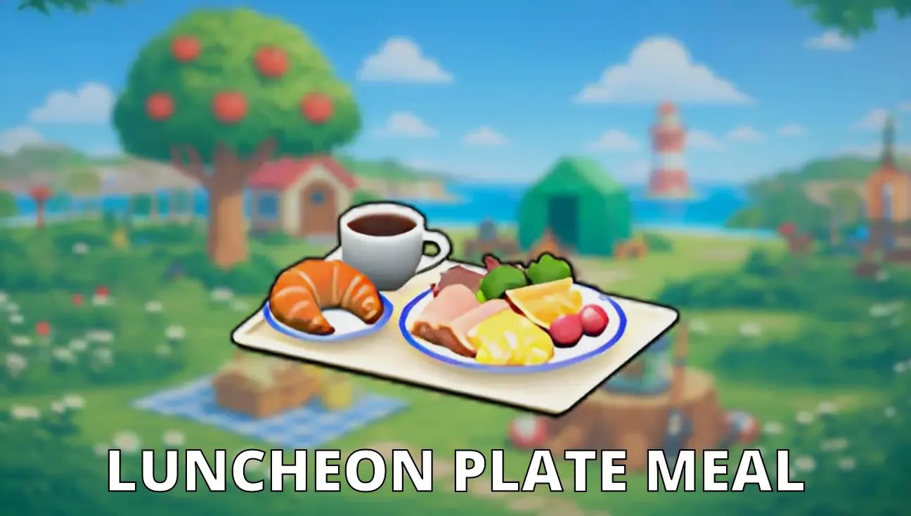 Luncheon Plate Meal artwork