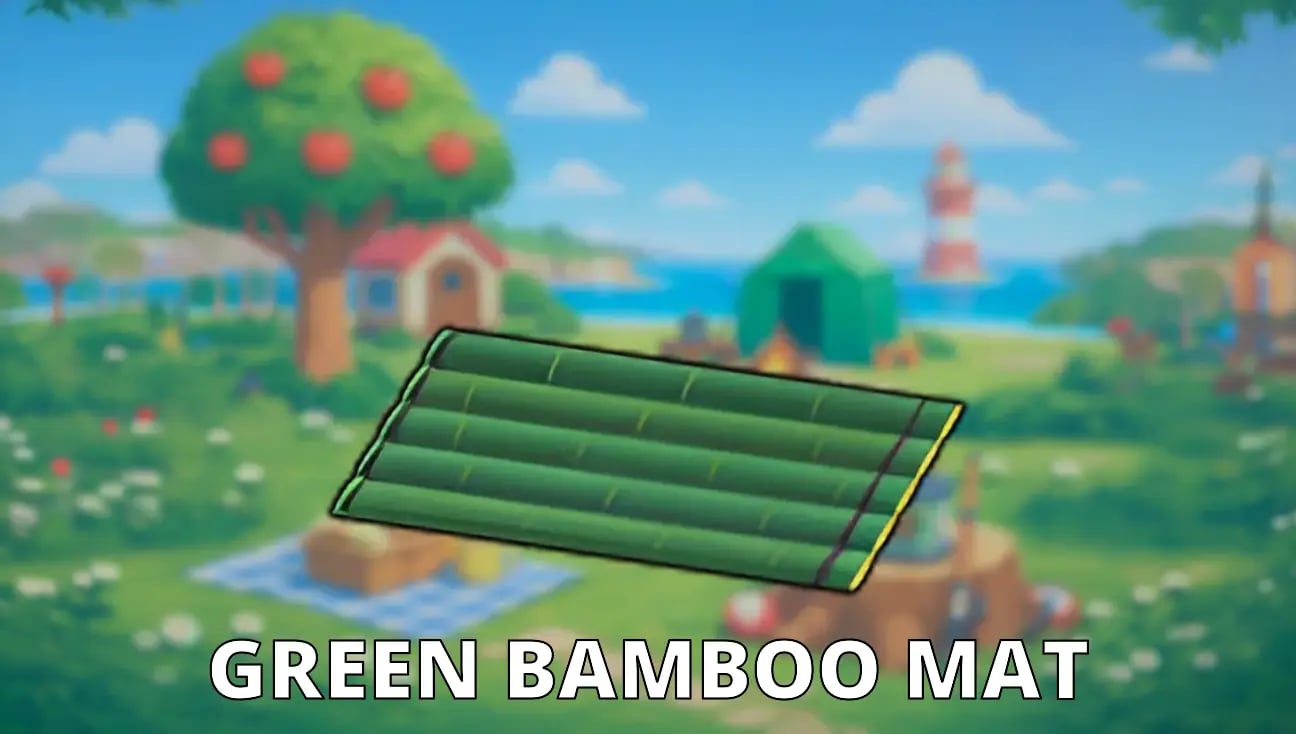 Green Bamboo Mat artwork