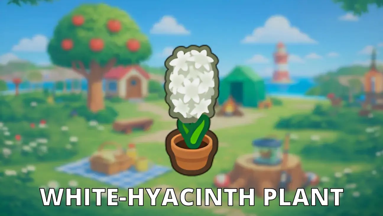 White-Hyacinth Plant artwork