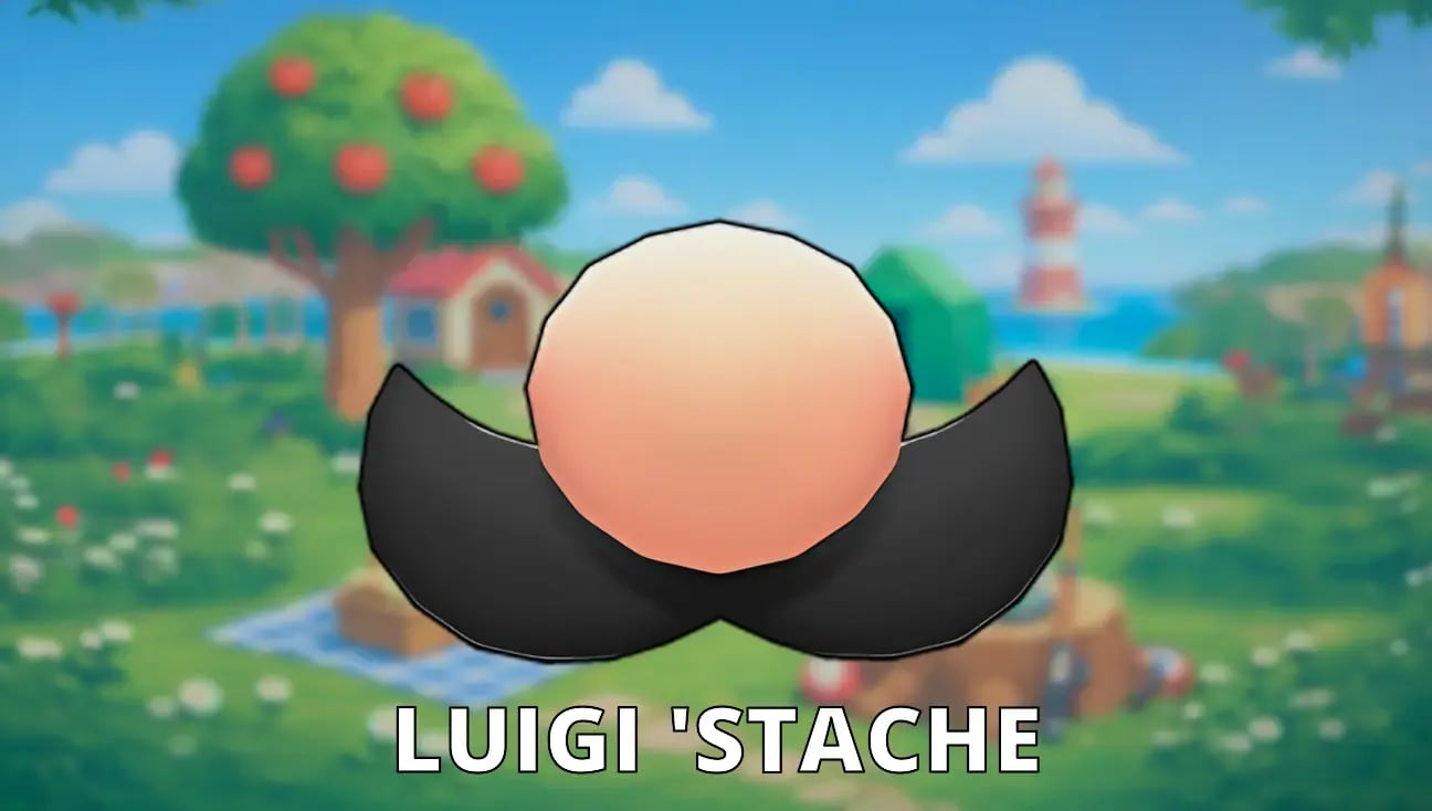 Luigi 'stache artwork