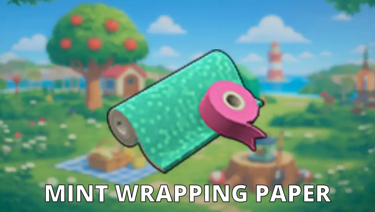 Mint Wrapping Paper artwork
