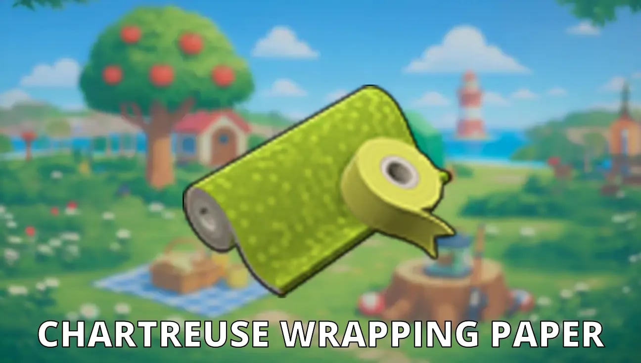 Chartreuse Wrapping Paper artwork