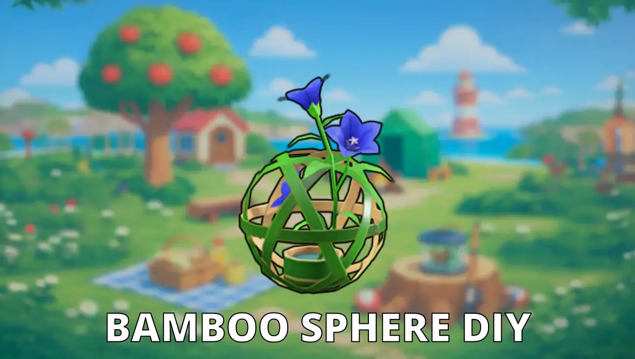 Bamboo Sphere DIY artwork