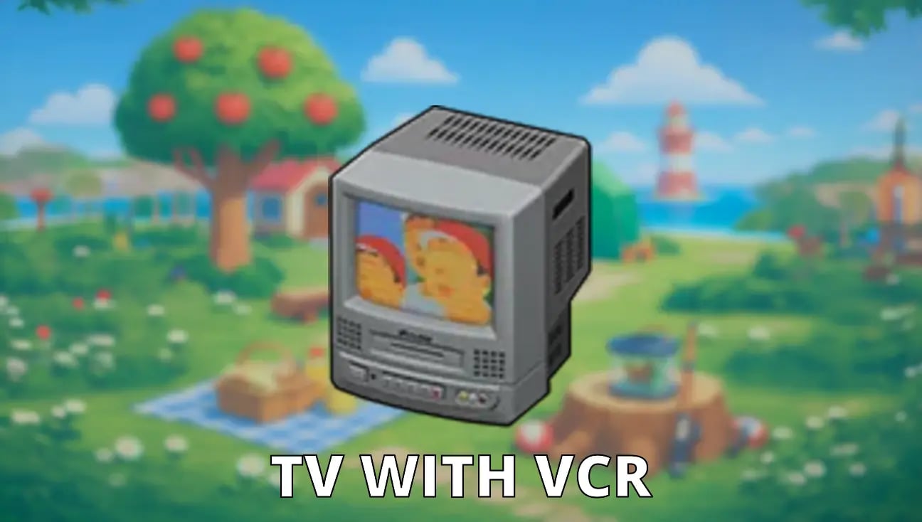 TV With VCR artwork