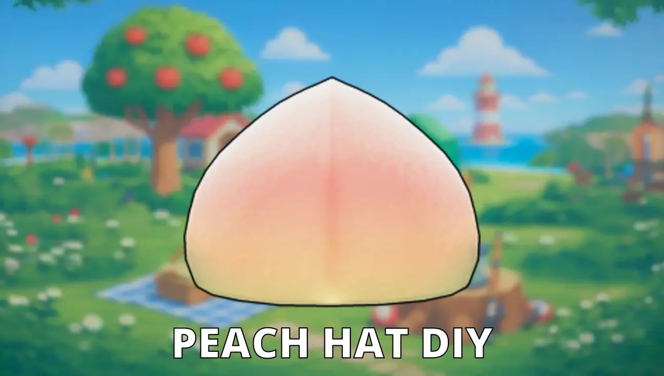 Peach Hat DIY artwork