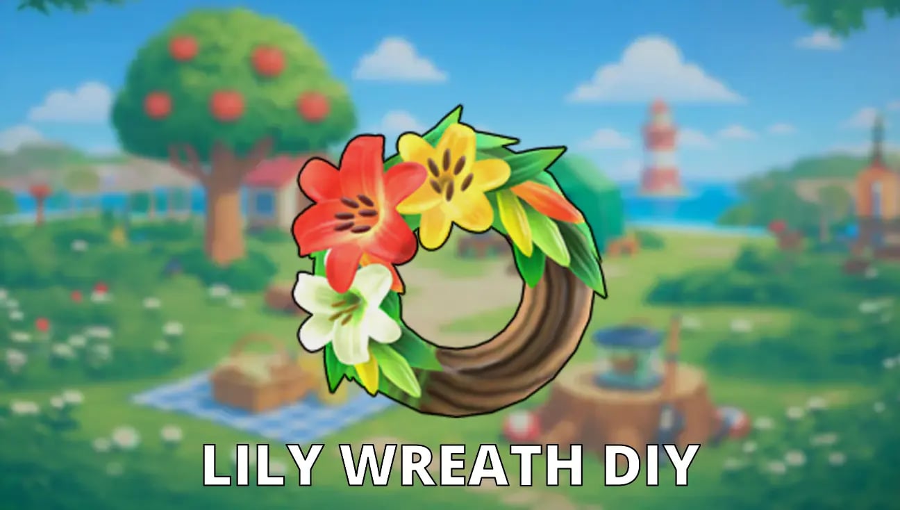 Lily Wreath DIY artwork
