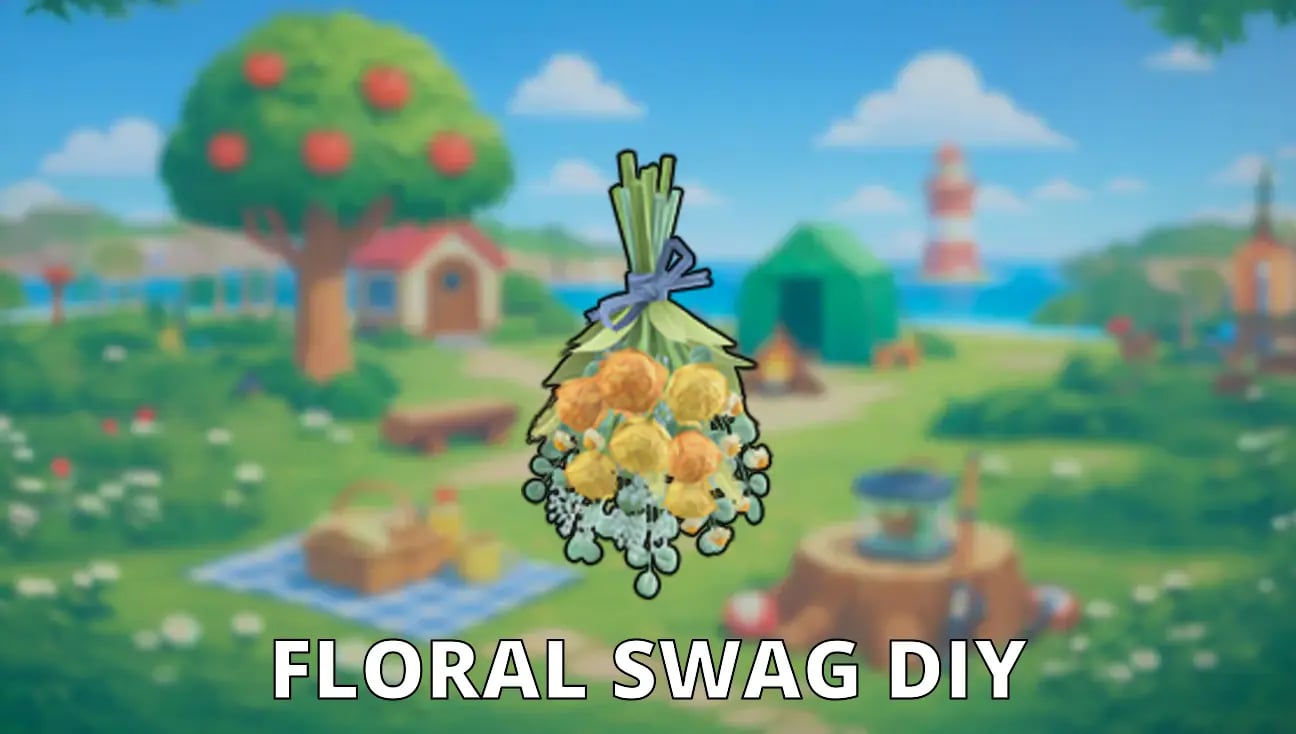 Floral Swag DIY artwork