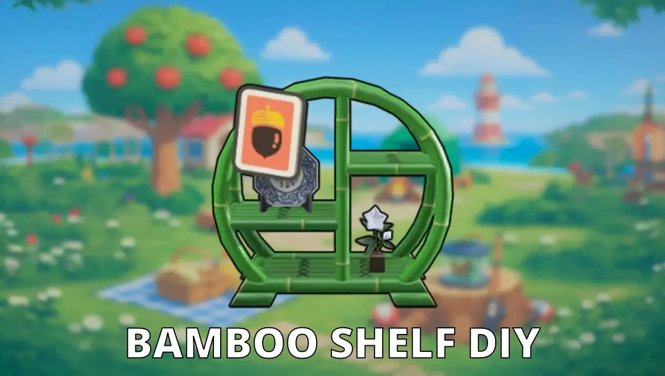 Bamboo Shelf DIY artwork