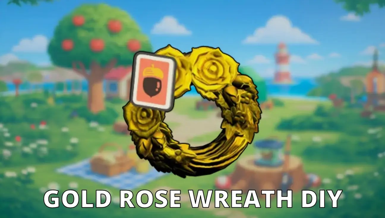 Gold Rose Wreath DIY artwork