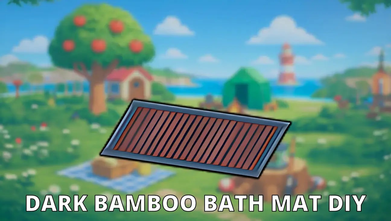 Dark Bamboo Bath Mat DIY artwork
