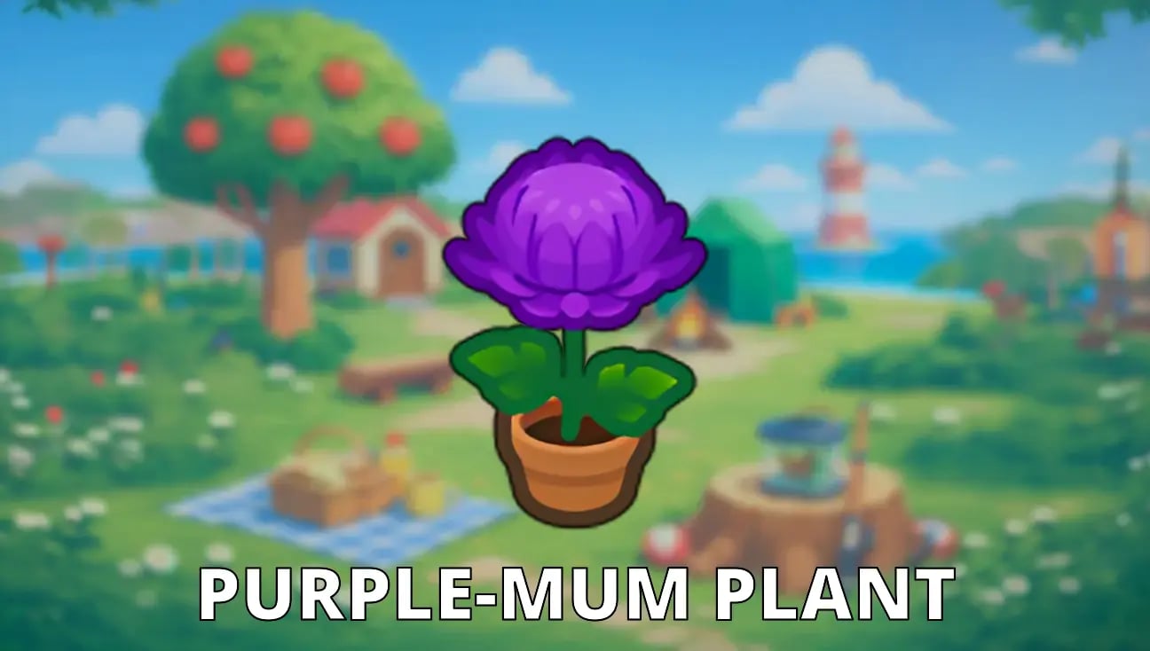 Purple-Mum Plant artwork