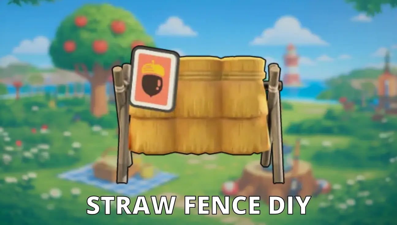 Straw Fence DIY artwork