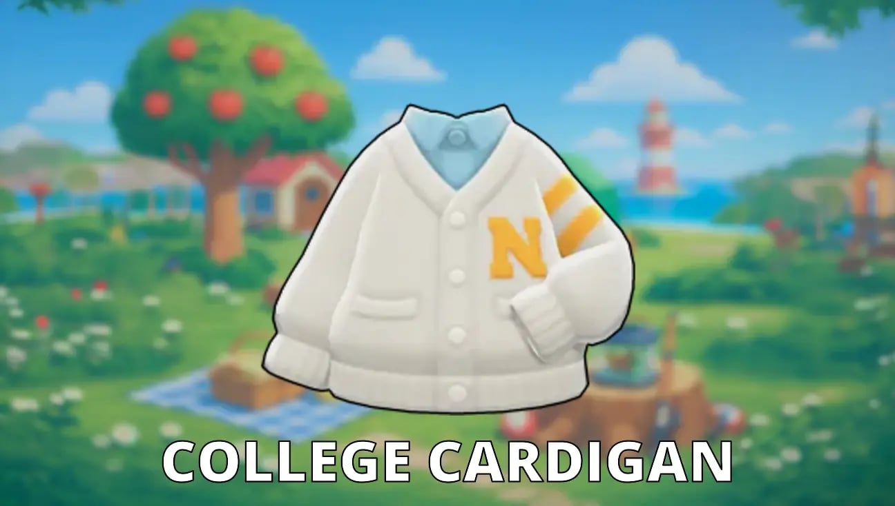 College Cardigan variant
