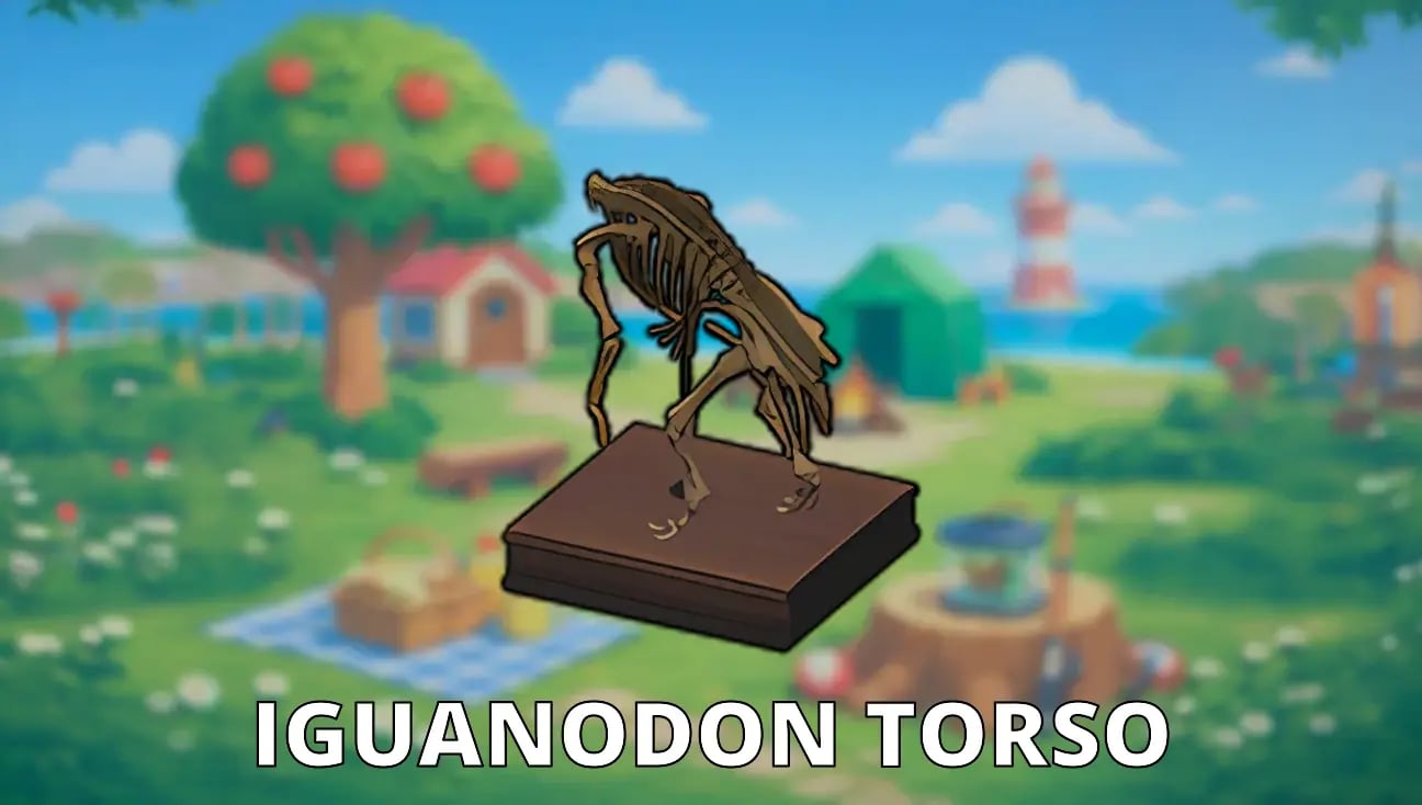 Iguanodon Torso artwork