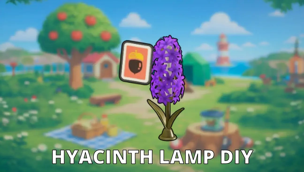 Hyacinth Lamp DIY artwork