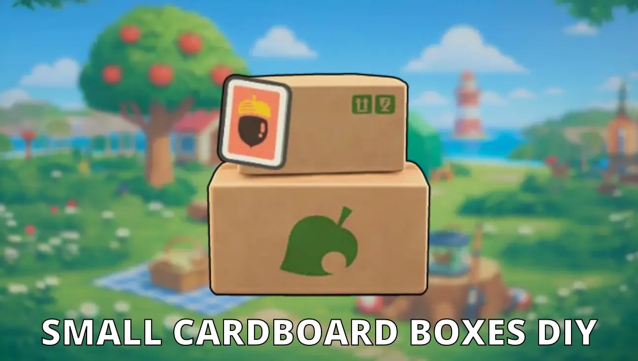 Small Cardboard Boxes DIY artwork