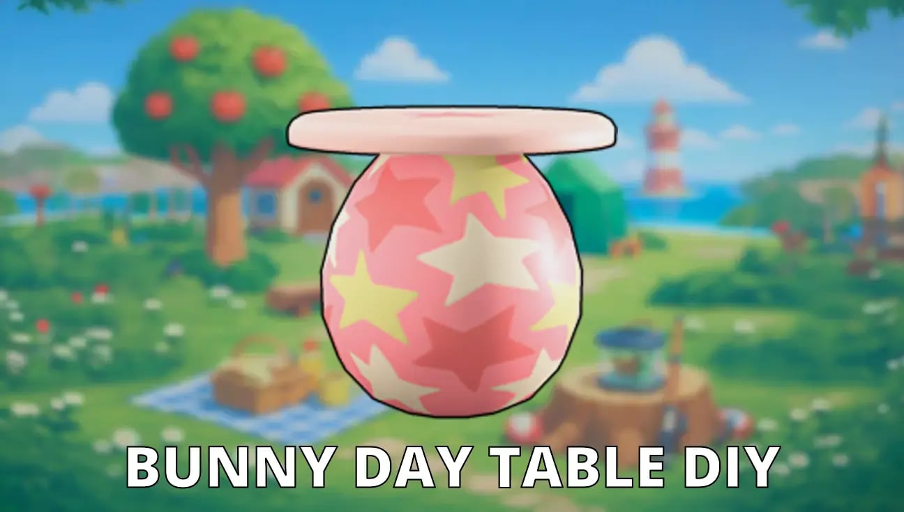 Bunny Day Table DIY artwork