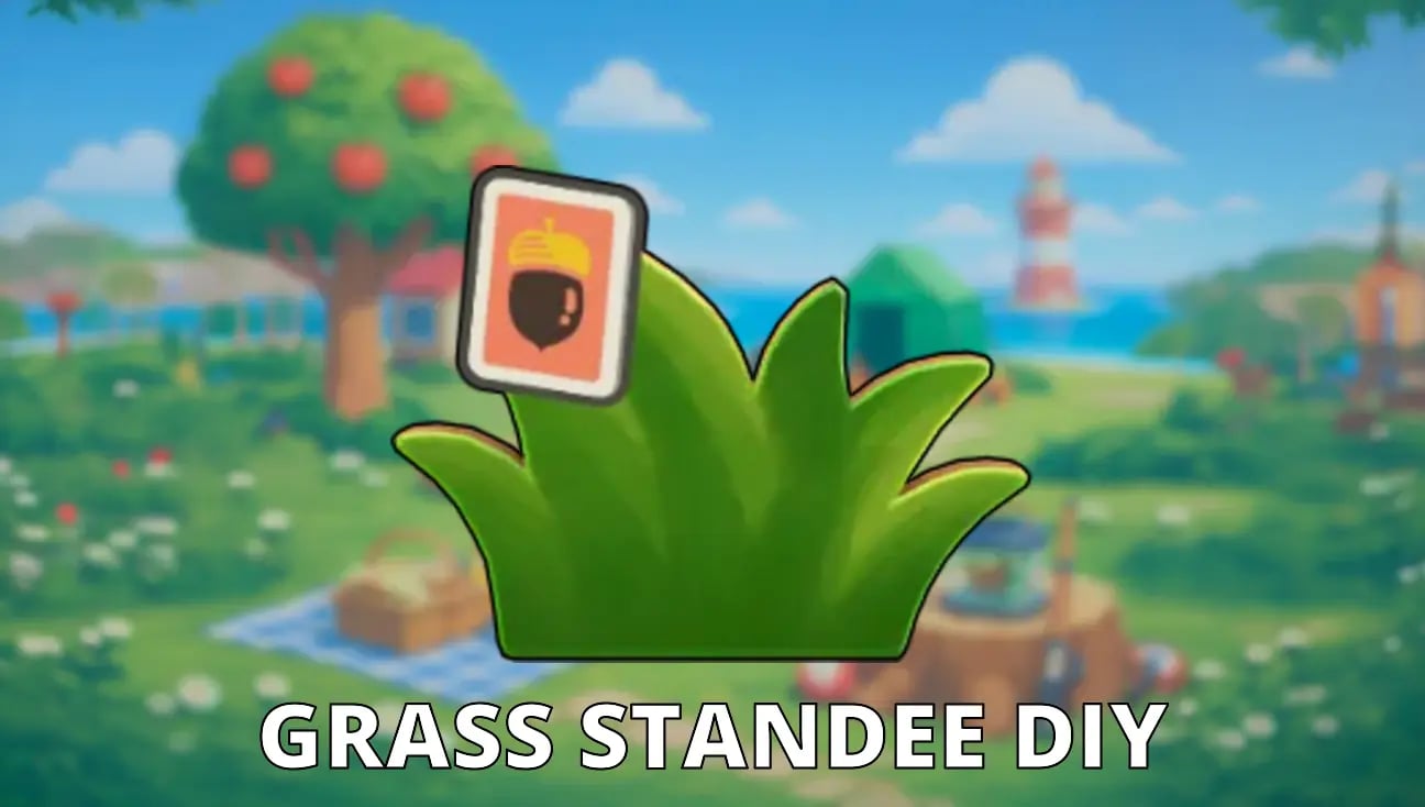 Grass Standee DIY artwork
