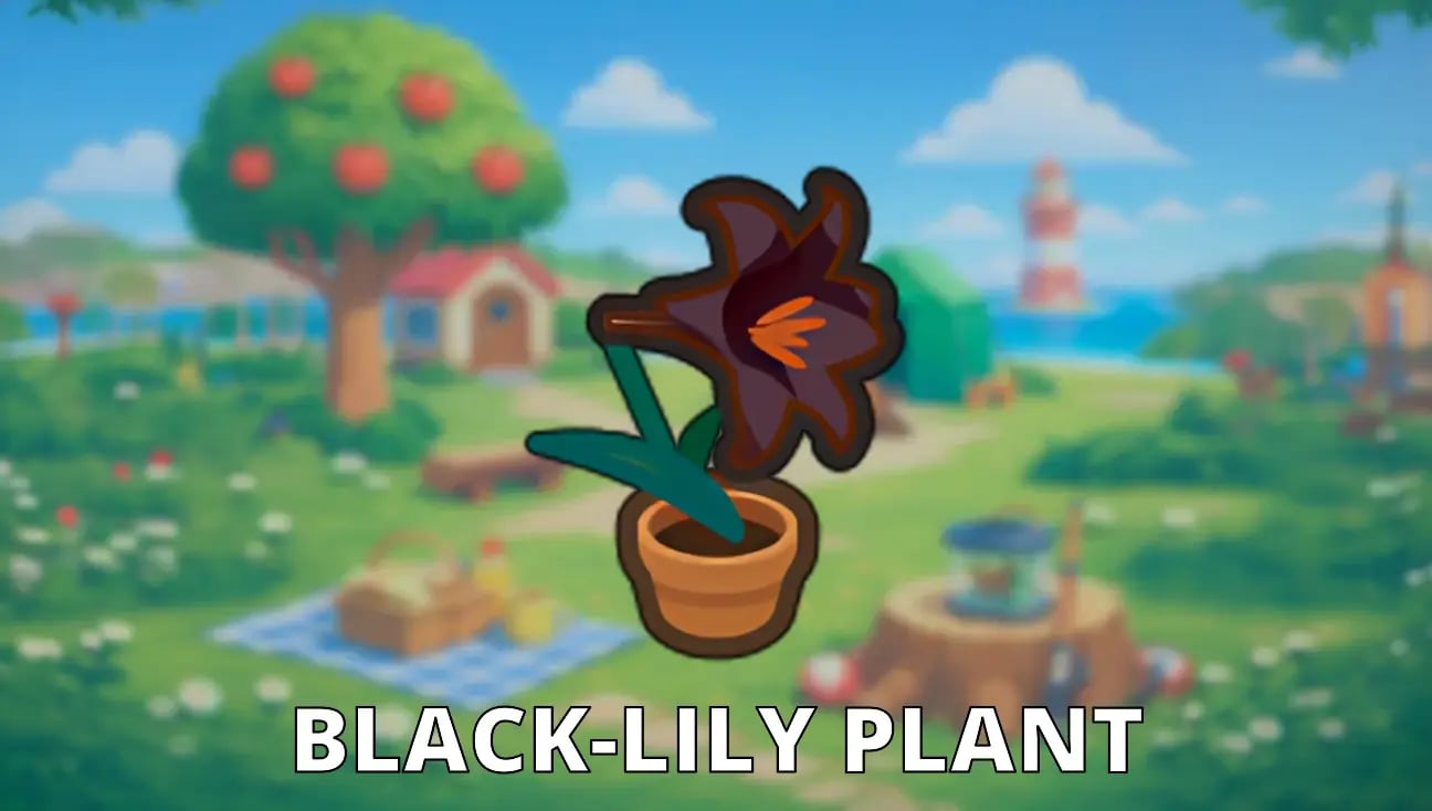Black-Lily Plant artwork