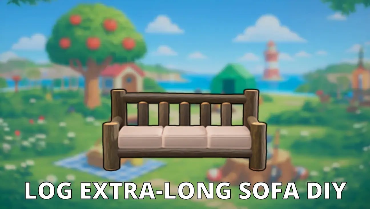 Log Extra-Long Sofa DIY artwork