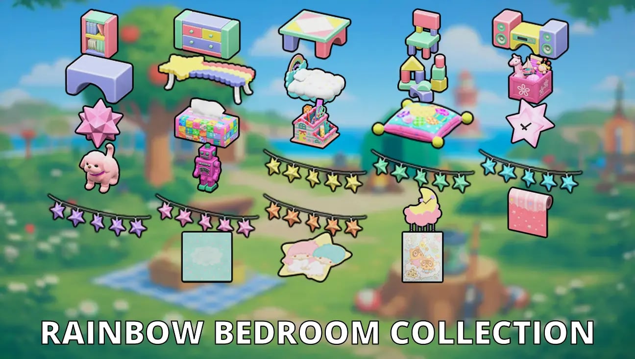Rainbow Bedroom Collection artwork