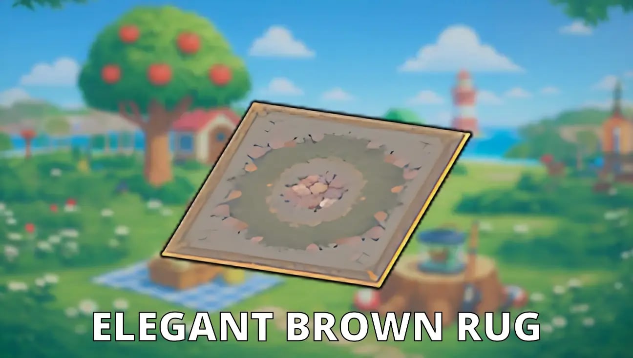 Elegant Brown Rug artwork