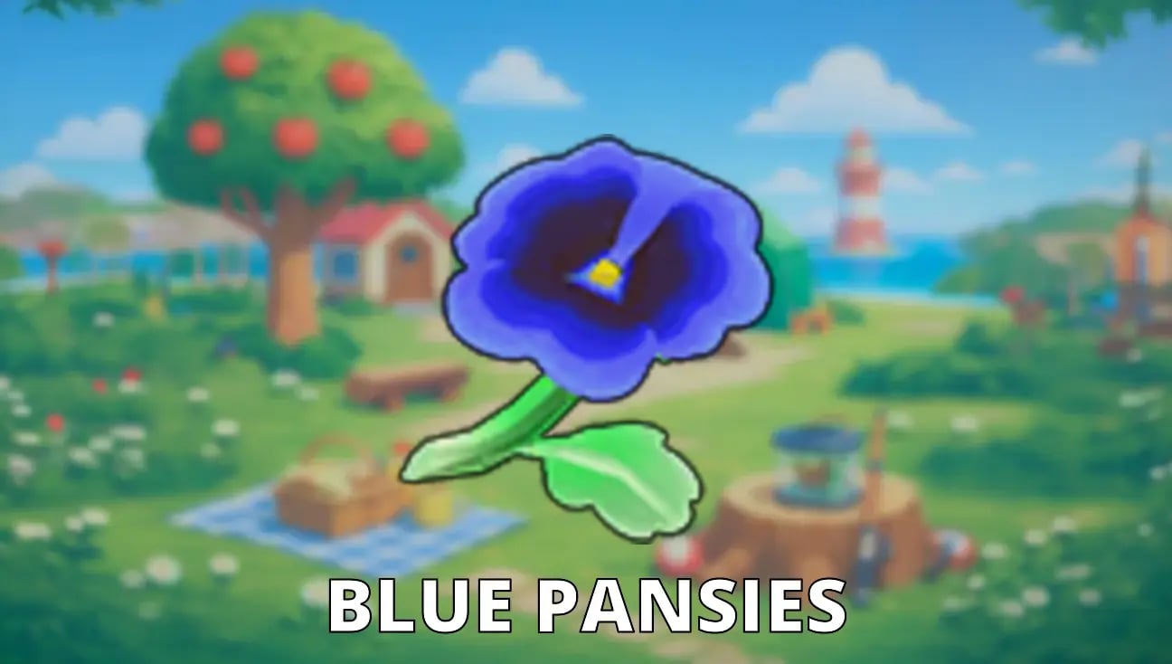 Blue Pansies artwork