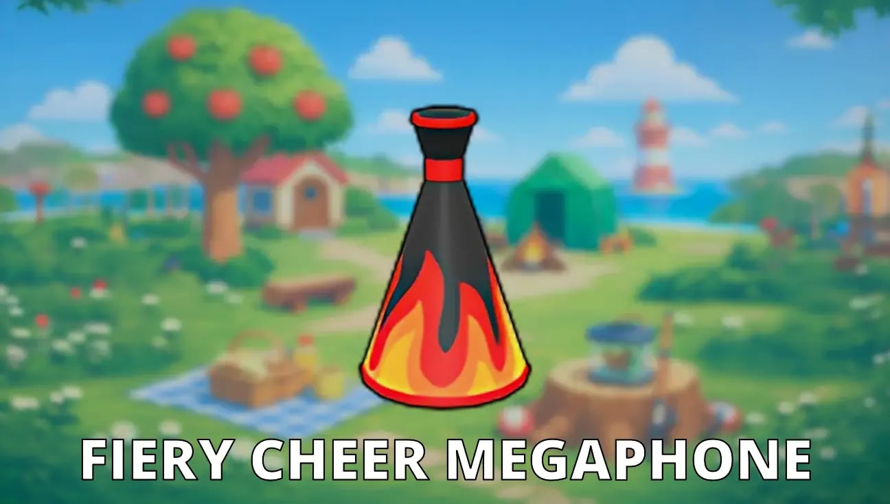 Fiery Cheer Megaphone artwork