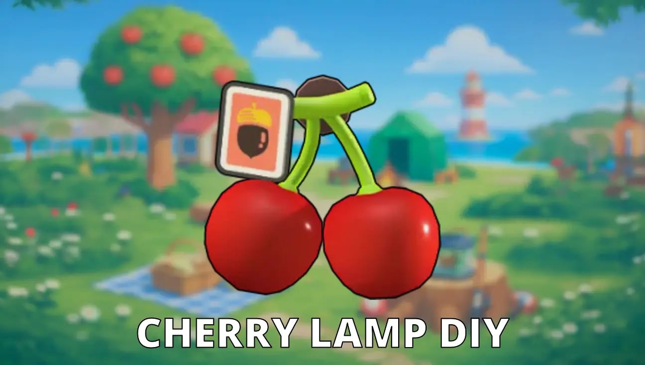 Cherry Lamp DIY artwork