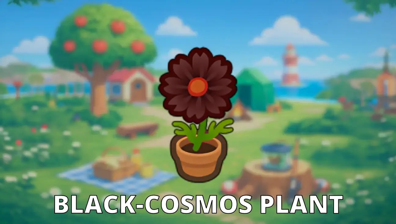 Black-Cosmos Plant artwork