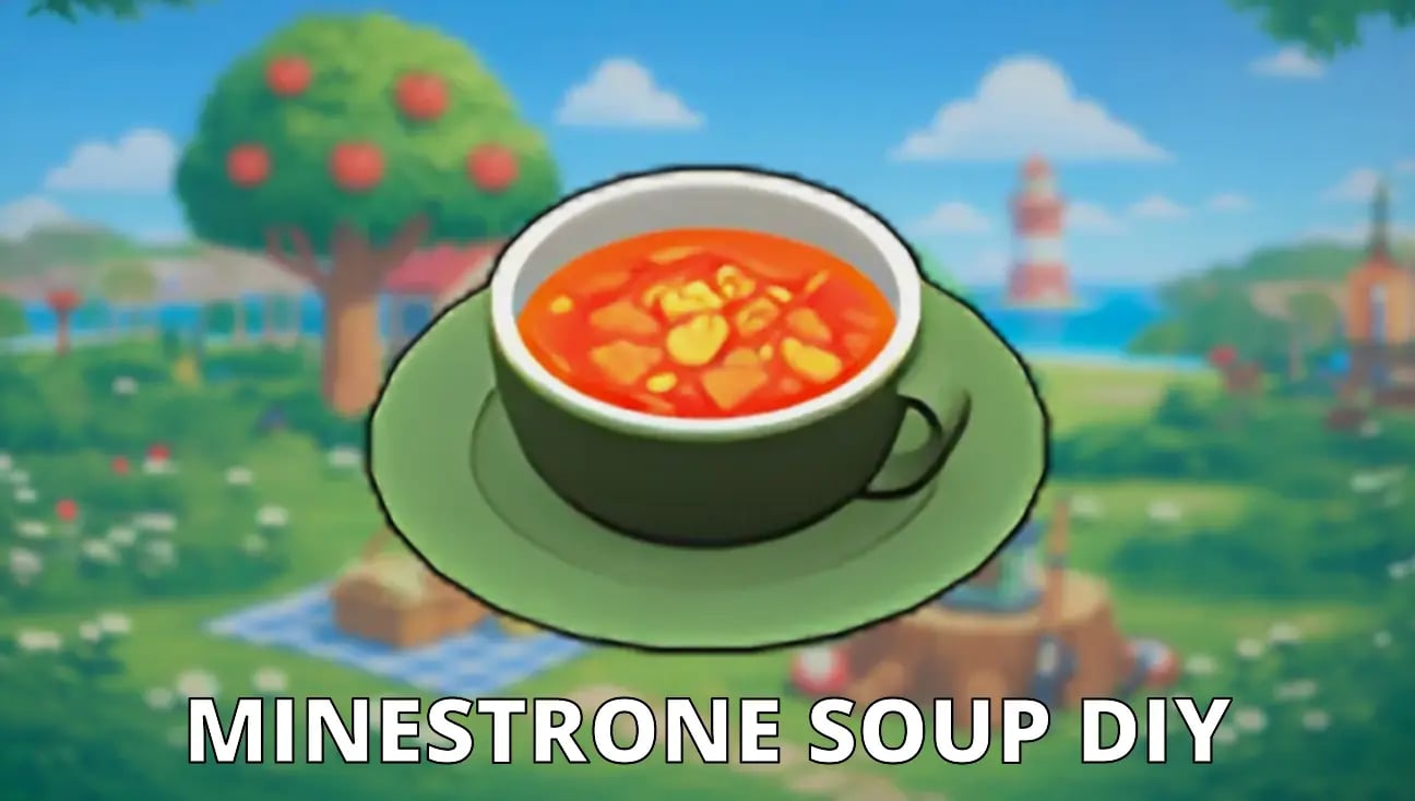 Minestrone Soup DIY artwork