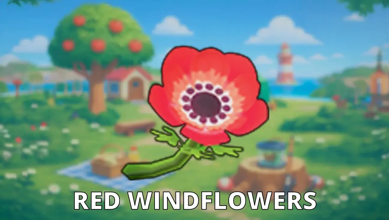 Red Windflowers artwork