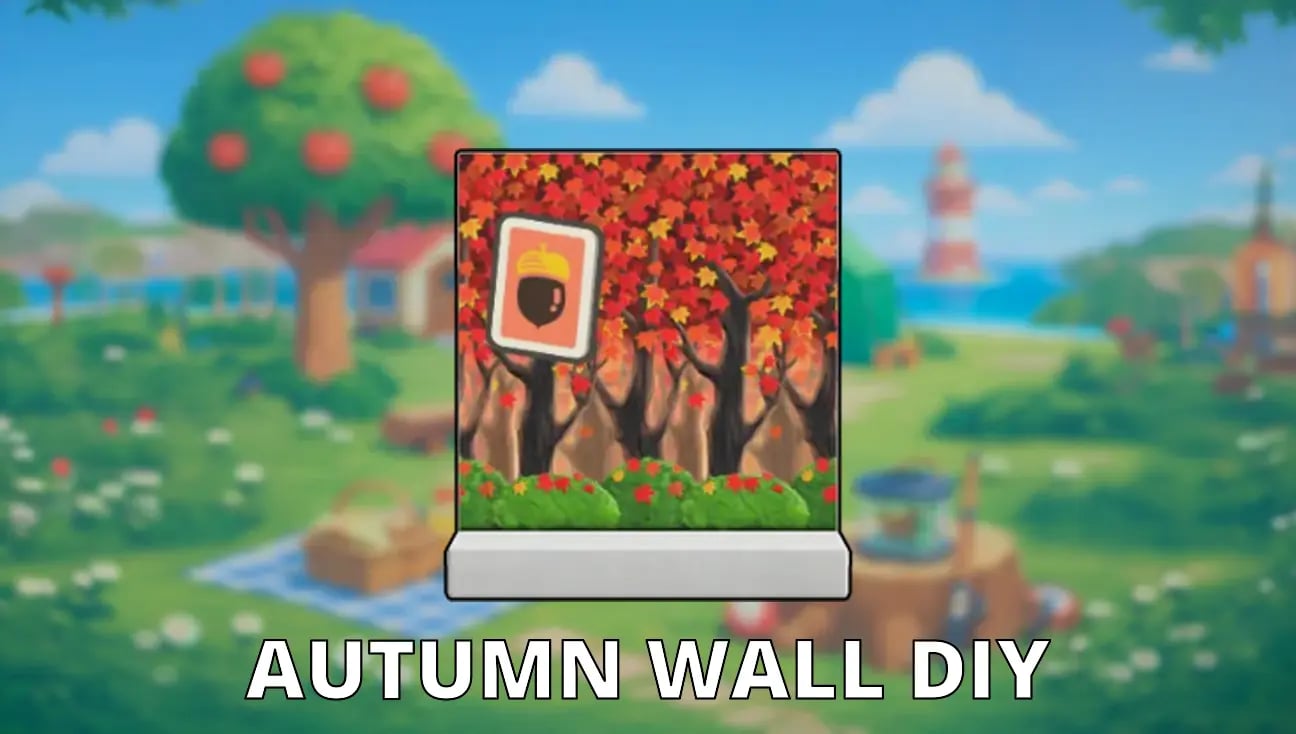 Autumn Wall DIY artwork