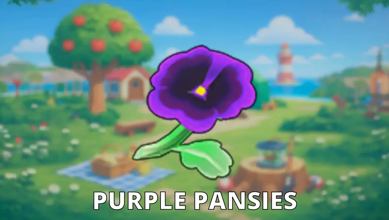 Purple Pansies artwork