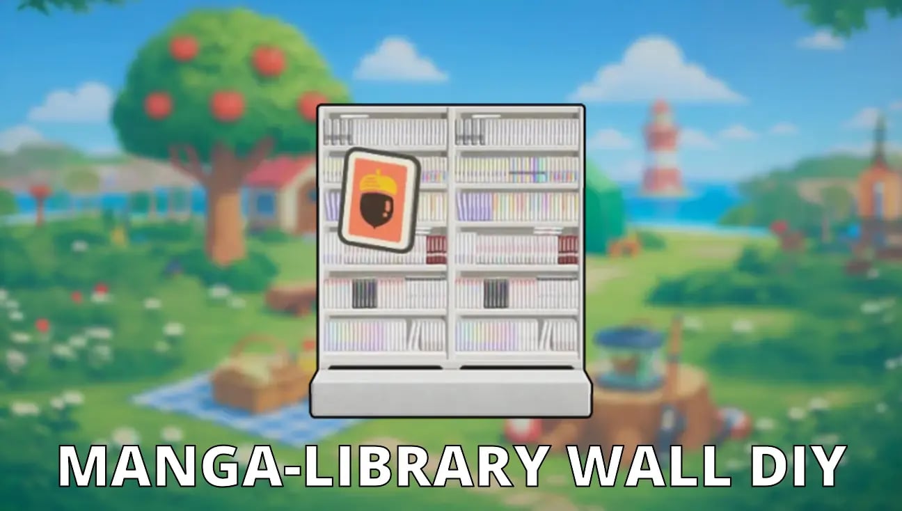 Manga-Library Wall DIY artwork