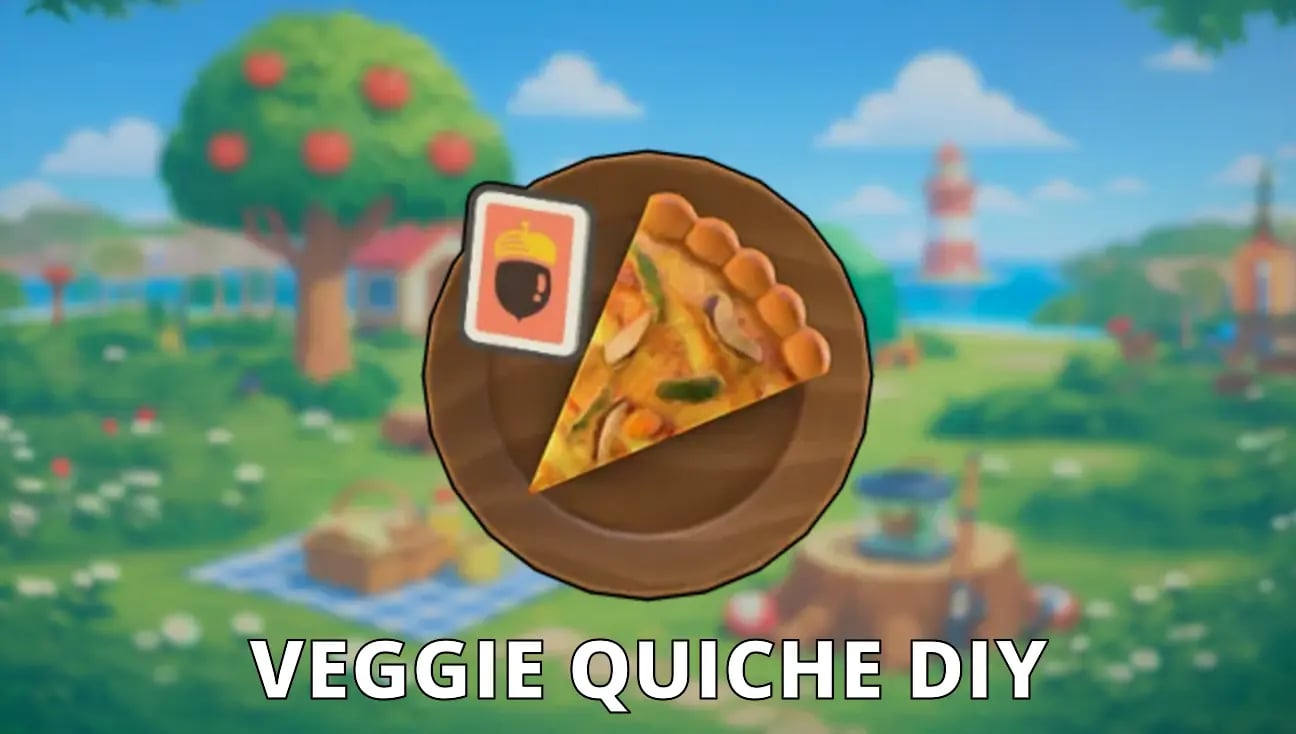 Veggie Quiche DIY artwork