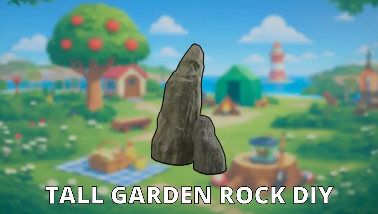 Tall Garden Rock DIY artwork