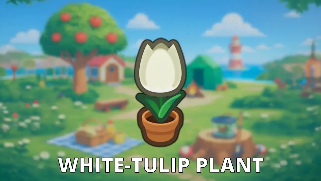 White-Tulip Plant artwork