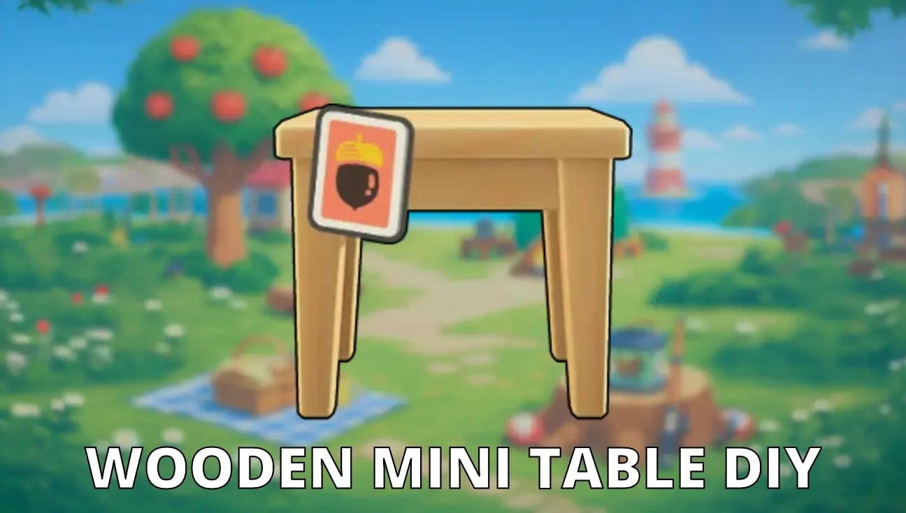 Wooden Mini Table DIY artwork