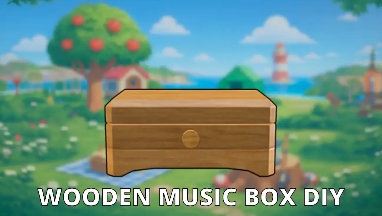 Wooden Music Box DIY artwork