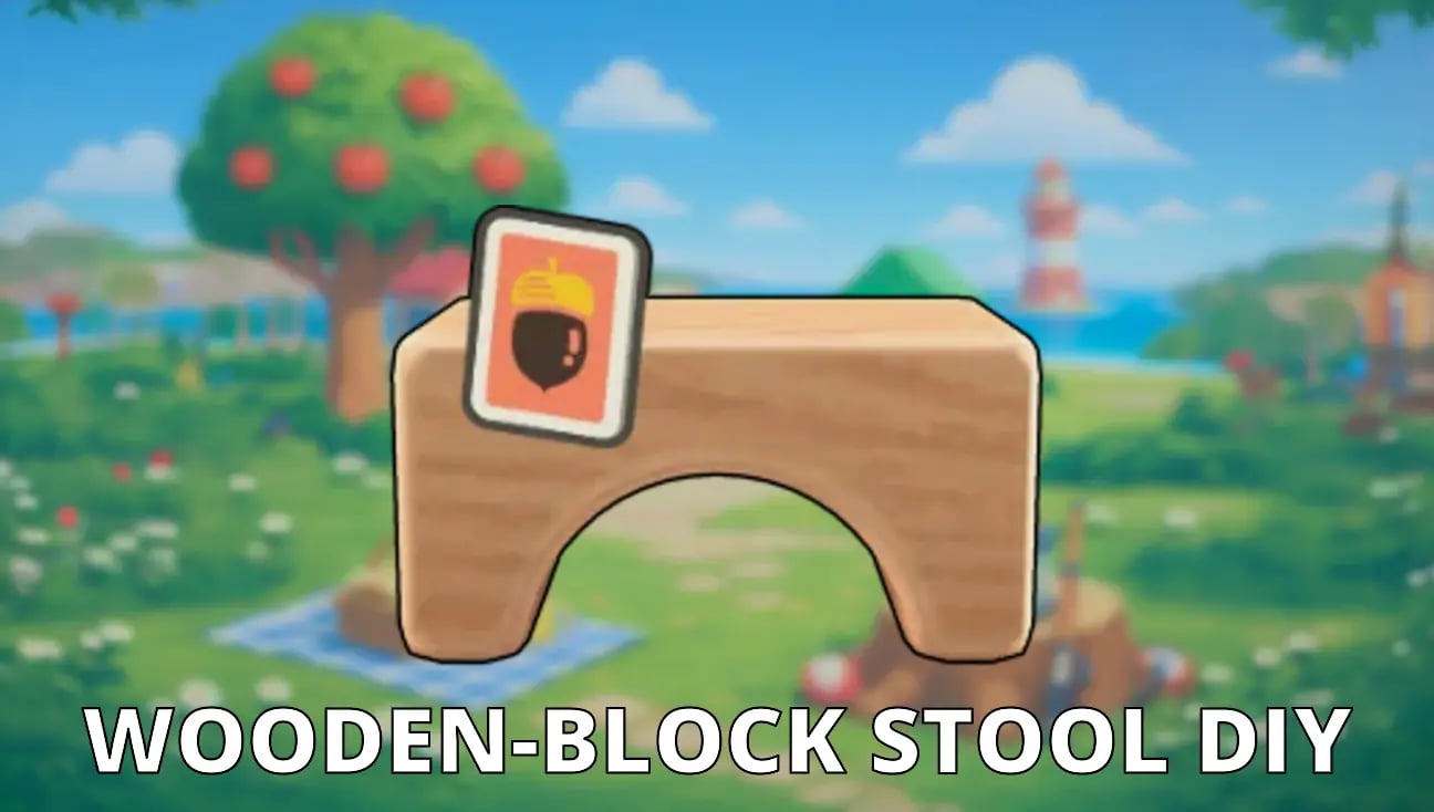 Wooden-Block Stool DIY artwork