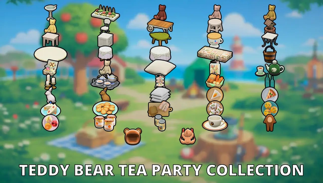 Teddy Bear Tea Party Collection artwork