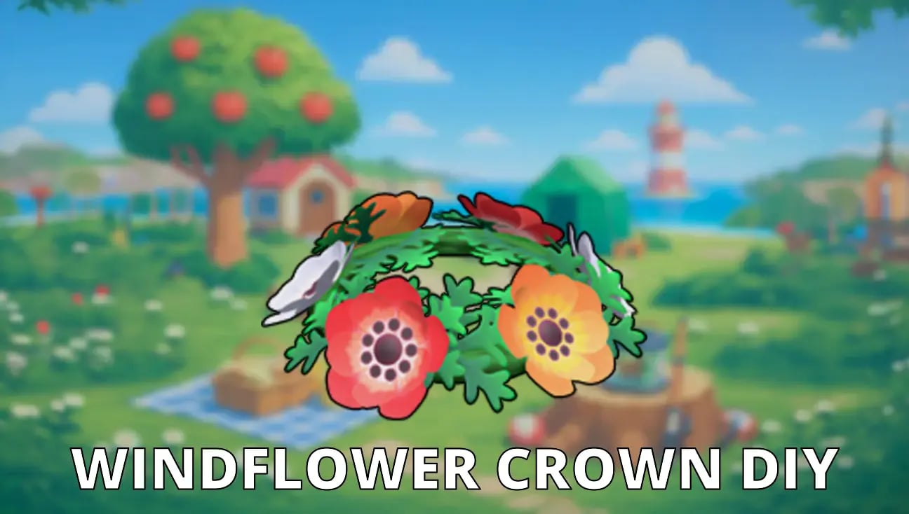 Windflower Crown DIY artwork