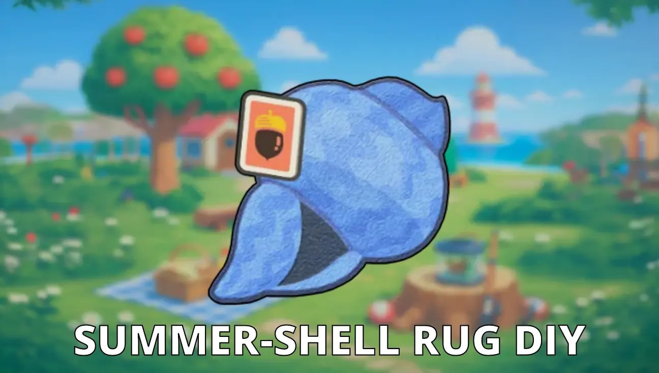 Summer-Shell Rug DIY artwork