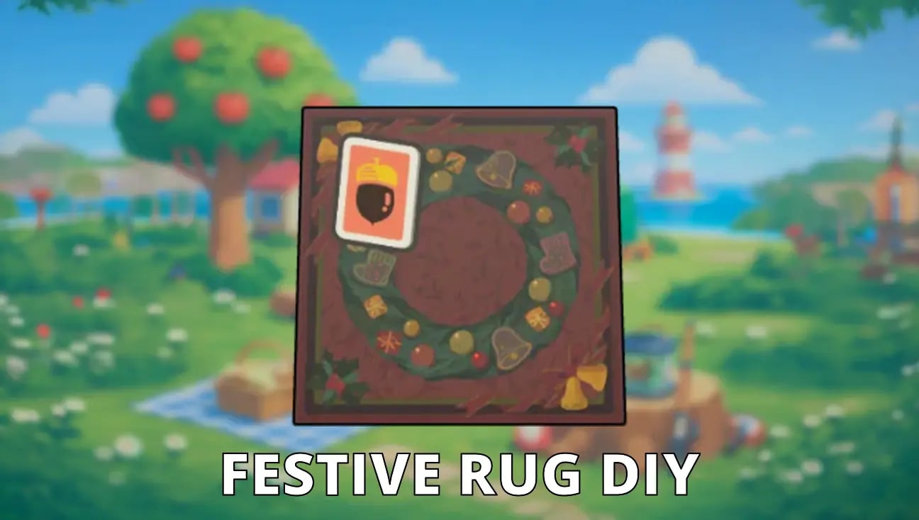 Festive Rug DIY artwork