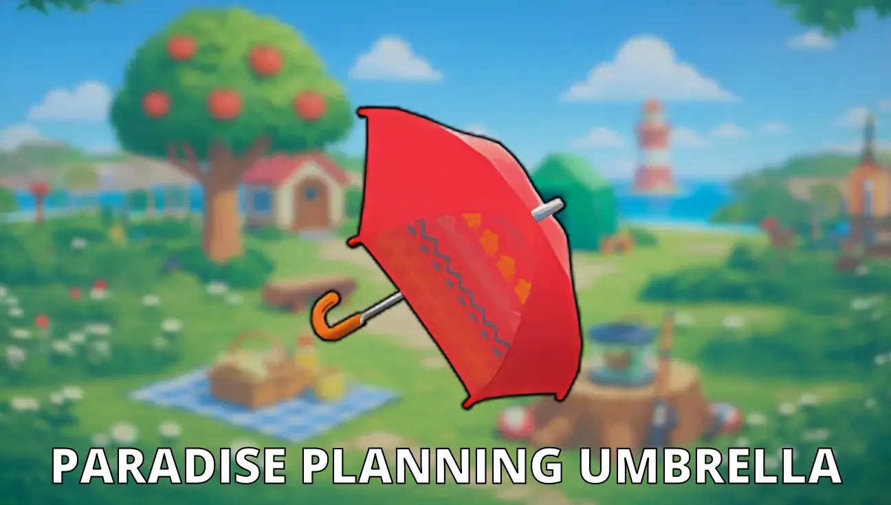 Paradise Planning Umbrella artwork