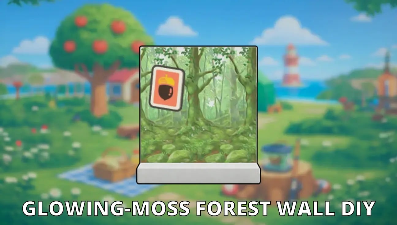 Glowing-Moss Forest Wall DIY artwork