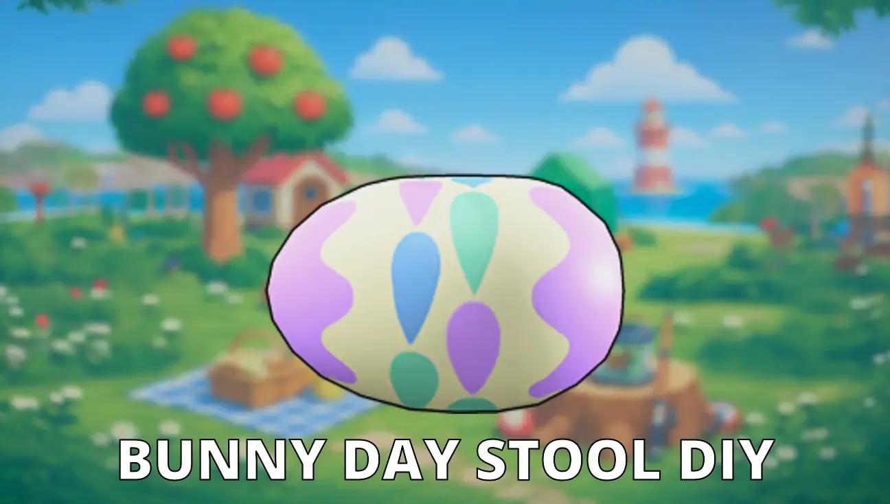 Bunny Day Stool DIY artwork